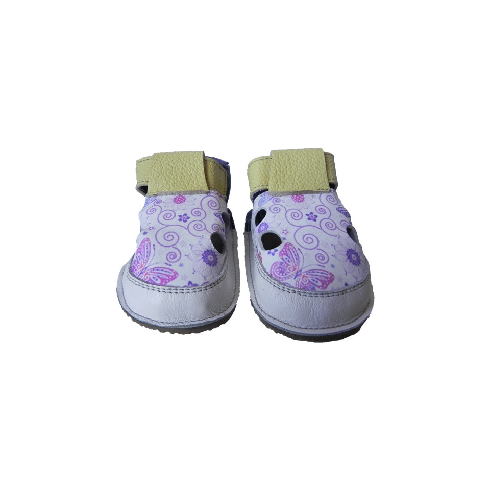 Sandale Copii Cuddle Shoes Butterflies Alb Piele Naturala Marime 19 Eu Emag Ro