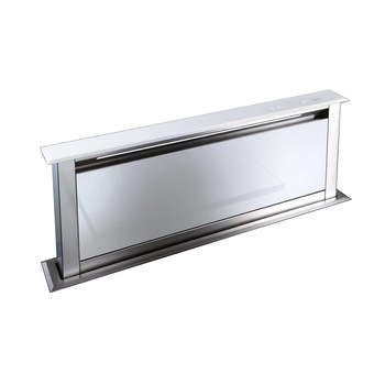 Hota decorativa Best Strip 90 cm, putere de absorbtie 705 mc/h, 1 motor, 4 trepte de viteza, Sticla Alba/Inox Hota decorativa Best Strip 90 cm, putere de absorbtie 705 mc/h, 1 motor, 4 trepte de viteza, Sticla Alba/Inox