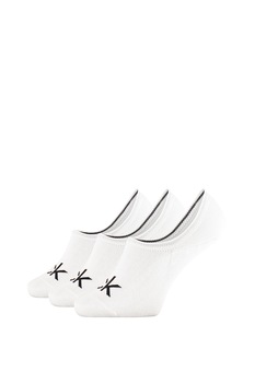 Calvin Klein, Set de sosete foarte scurte - 3 perechi, Alb, One Size Calvin Klein, Set de sosete foarte scurte - 3 perechi, Alb, One Size