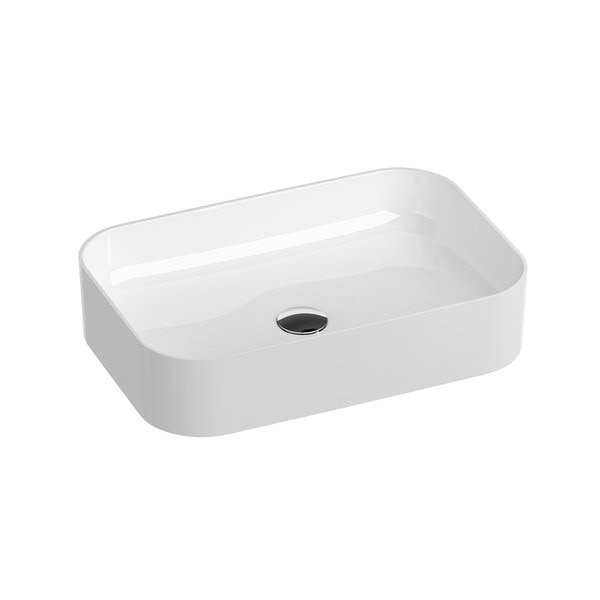 Lavoar tip bol Ravak Ceramic Slim R 55x37x12cm, alb