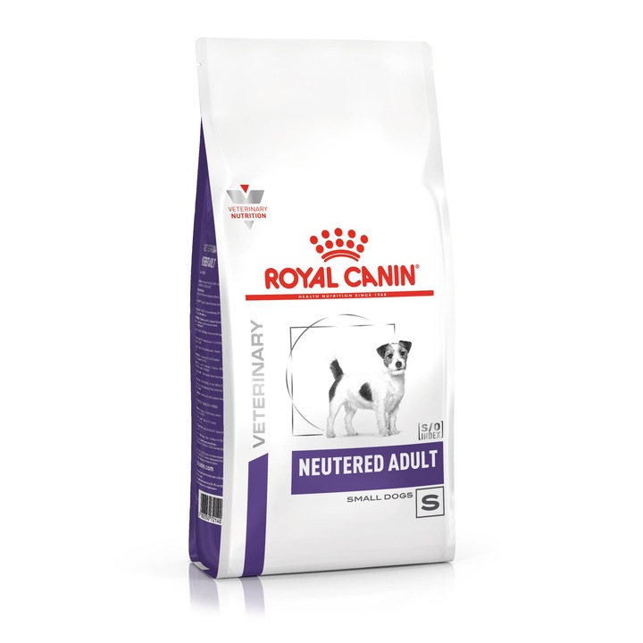 Hrana dietetica pentru caini Royal Canin, Neutered Small Dog Dry, 1.5kg