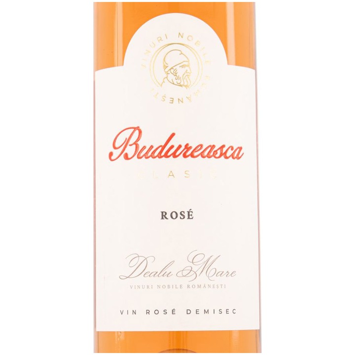 Vin Rose Budureasca Clasic, Demisec, 0.75l