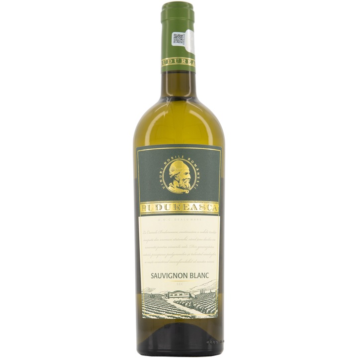 Vin Alb Budureasca Premium Sauvignon Blanc, Sec, 0.75l