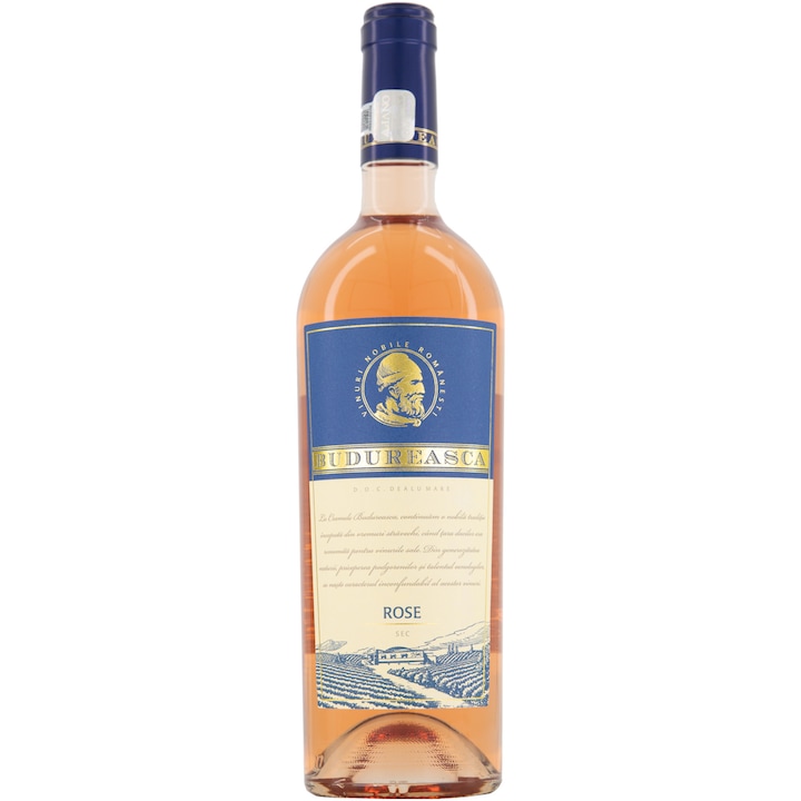 Vin Rose Budureasca Premium, Sec, 0.75l