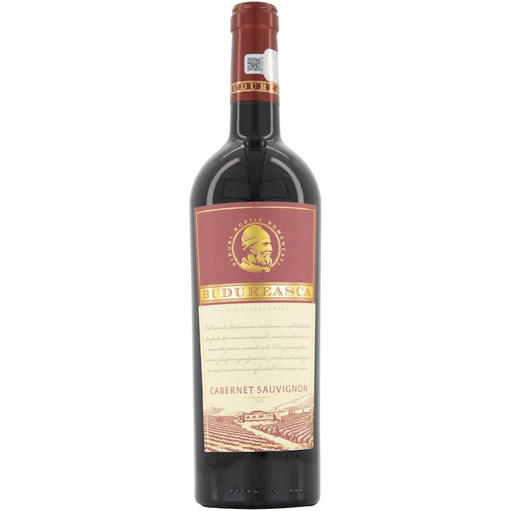Vin Rosu Budureasca Premium Cabernet Sauvignon, Sec, 0.75l
