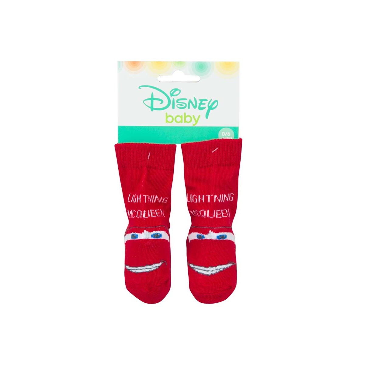 Sosete bebelusi, Fulger, McQueen Cars Red, rosu