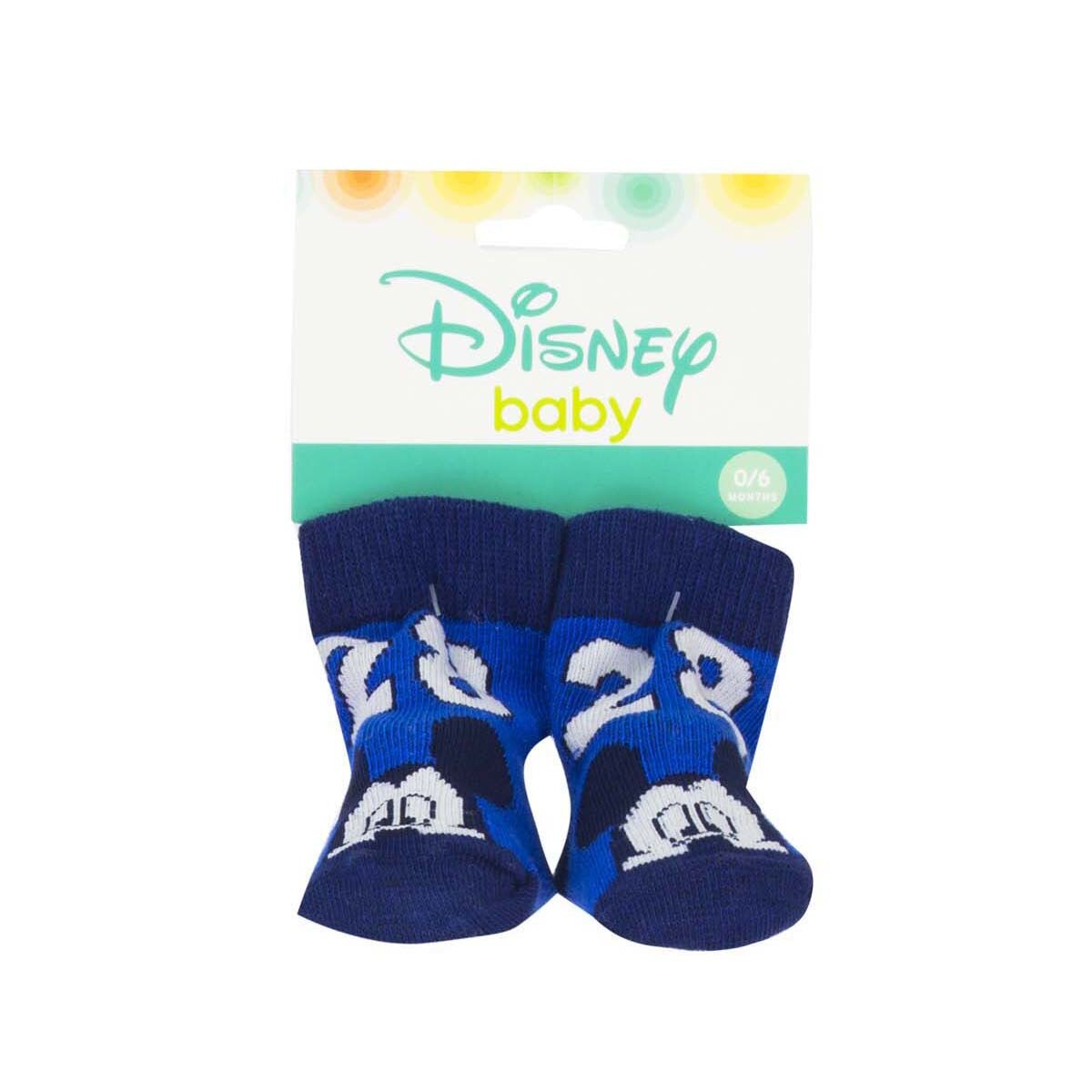 Sosete bebe, Disney Mickey Mouse, Napped, bleumarin