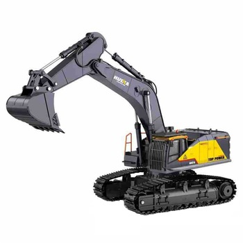 Excavator cu telecomanda Huina 1592 cupa metalica 1/14 Excavator cu telecomanda Huina 1592 cupa metalica 1/14