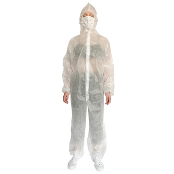 Combinezon de protectie din polipropilena, Nissa, alb, XL Combinezon de protectie din polipropilena, Nissa, alb, XL