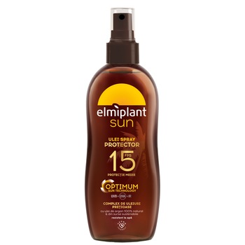 Ulei autobronzant cu protectie solara Elmiplant Sun SPF 15, 150 ml Ulei autobronzant cu protectie solara Elmiplant Sun SPF 15, 150 ml