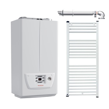 Pachet Centrala termica in condensare Immergas Victrix Omnia 25, kit evacuare inclus si radiator baie Fornello 500x800 Pachet Centrala termica in condensare Immergas Victrix Omnia 25, kit evacuare inclus si radiator baie Fornello 500x800