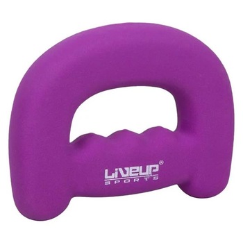 Gantera LiveUp, Neopren, 1.5 kg, 15x11x3 cm, Mov Gantera LiveUp, Neopren, 1.5 kg, 15x11x3 cm, Mov