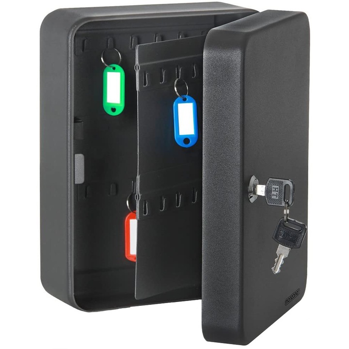 Cutie chei metalica, 48 agatatori+48 etichete