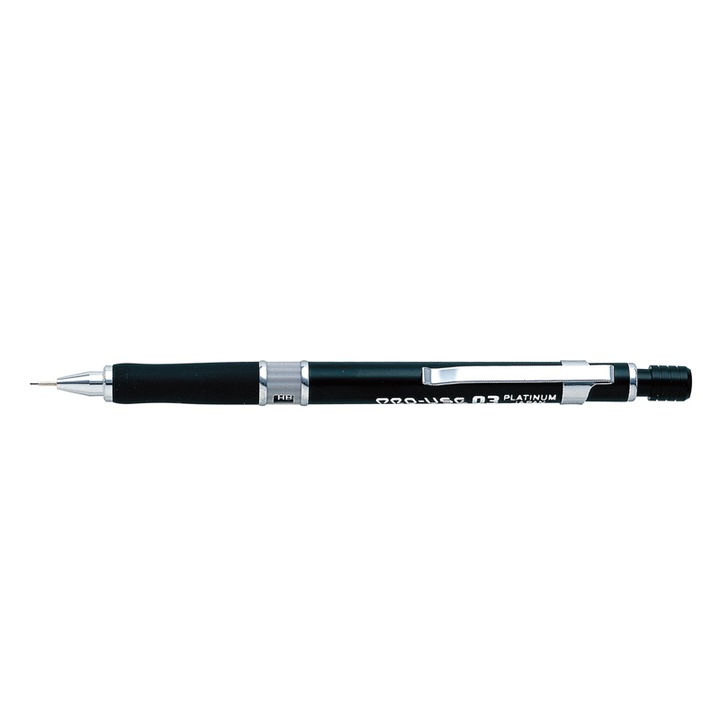 Creion mecanic Platinum Pro-Use MSD-500, 0.3 mm, negru