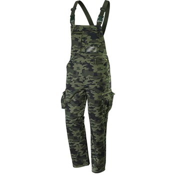Pantaloni de lucru cu pieptar ,CAMO, NEO TOOLS, 81-241-S, marimea 48 Pantaloni de lucru cu pieptar ,CAMO, NEO TOOLS, 81-241-S, marimea 48
