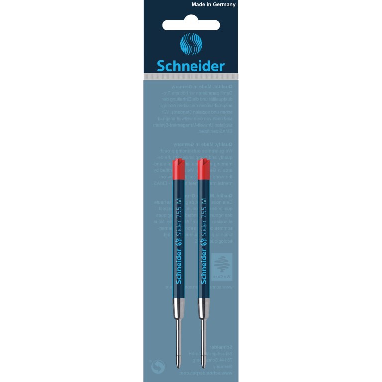 Mina Schneider M ViscoGlide 755, rosu, 2 buc/set