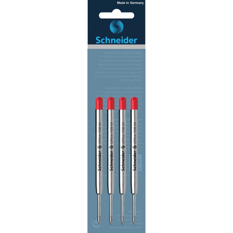 Set 4 bucati Mina Schneider M 708, rosu