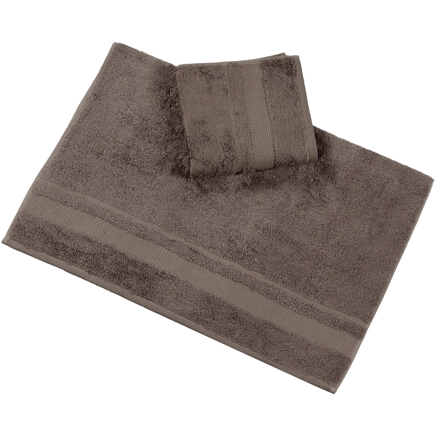 Set 2 prosoape Kring Maya, 480 gsm, 100% fibre bambus, 1*50x90 si 1*70x140 cm, Maro