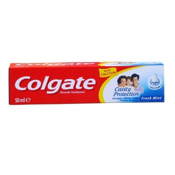 Pasta Dinti Colgate Cavity Protection, 50 ml, Fresh Mint, Ingrijire Orala Pasta Dinti Colgate Cavity Protection, 50 ml, Fresh Mint, Ingrijire Orala