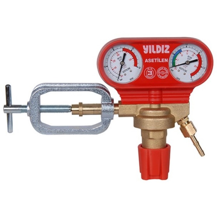 Reductor presiune Y53SV Acetilena 25/1,5 bar 35m3/h Yildiz