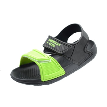 Sandale din spuma EVA baieti American Club, Negru Sandale din spuma EVA baieti American Club, Negru