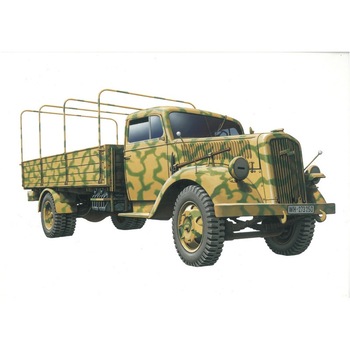Macheta Militara Academy German German Cargo Truck Opel Blitz dublat 1:72 ACD 13404 Macheta Militara Academy German German Cargo Truck Opel Blitz dublat 1:72 ACD 13404