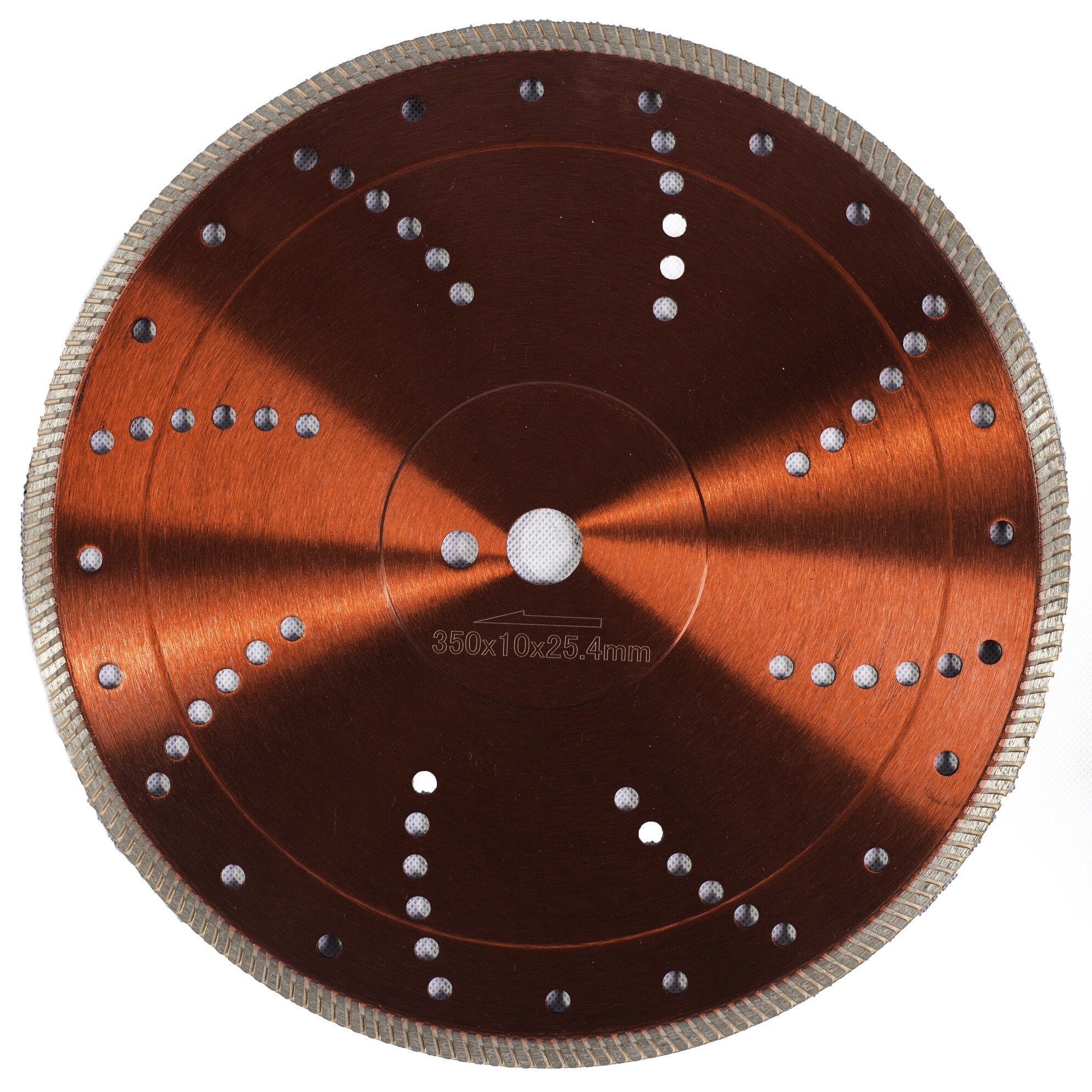 Disc diamantat universal Visoli pentru gresie,faianta,marmura 350x10x25,4mm
