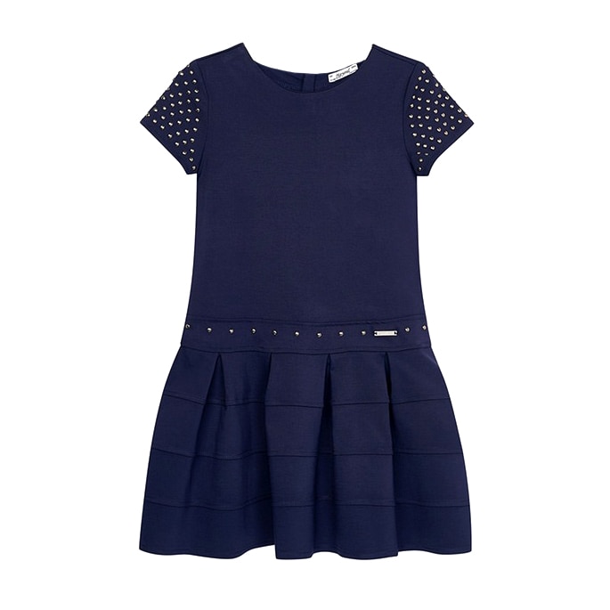 Rochie, Mayoral, casual, fete, bleumarin, 162 cm