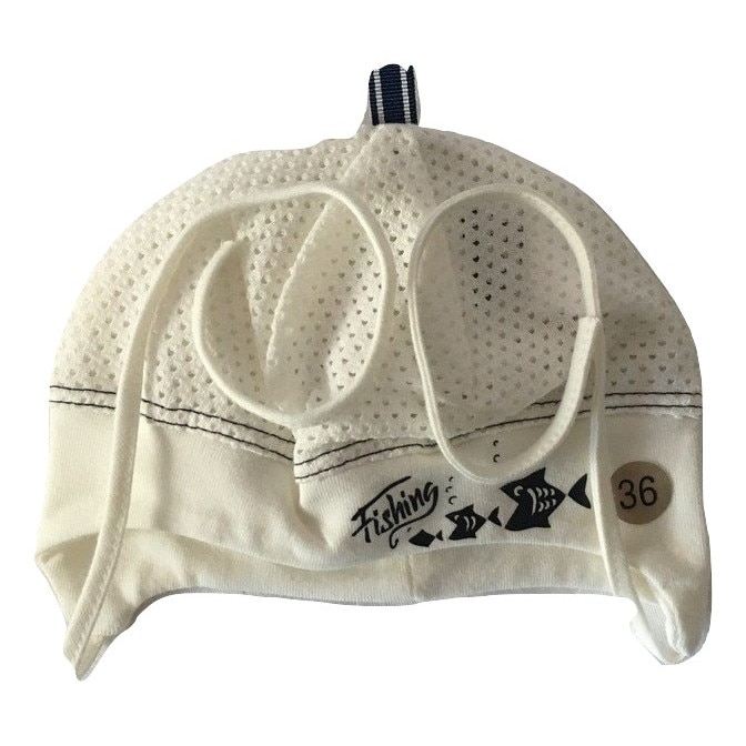 Caciulita nou nascut ,Marika, ML-0604,ecru, marime 36 cm