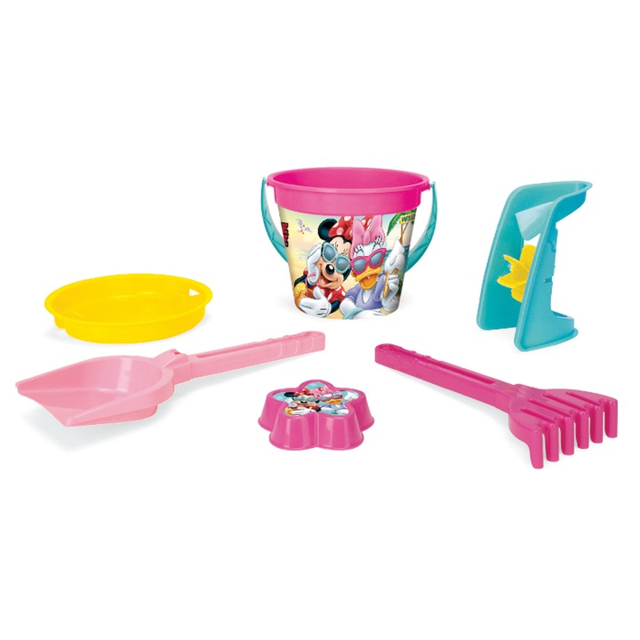 Wader Disney vödrös homokozó szett 6 r- Minnie