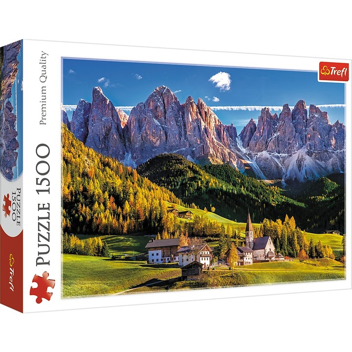 Puzzle 1500 piese Trefl, Valley Italy, Multicolor