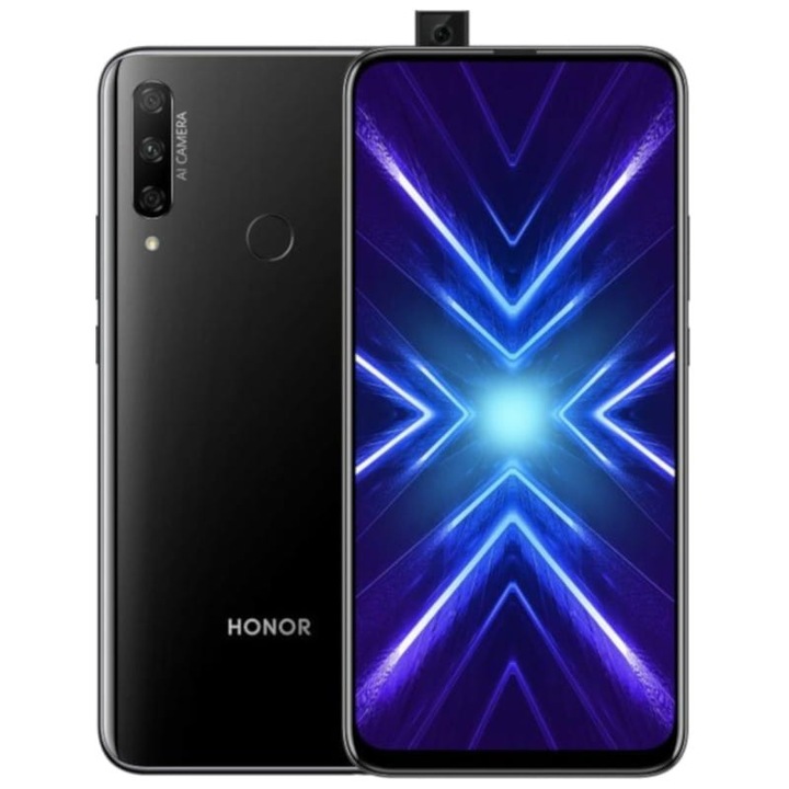 Smartphone Huawei Honor 9X, Dual Sim, 128GB, Negru