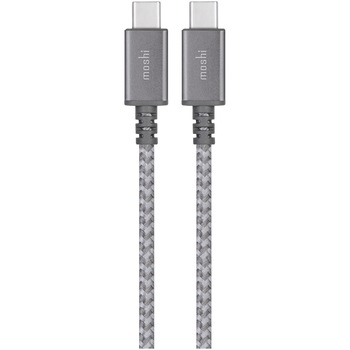 Cablu de date Moshi Integra, USB Type C - USB Type C, Titanium Gray Cablu de date Moshi Integra, USB Type C - USB Type C, Titanium Gray