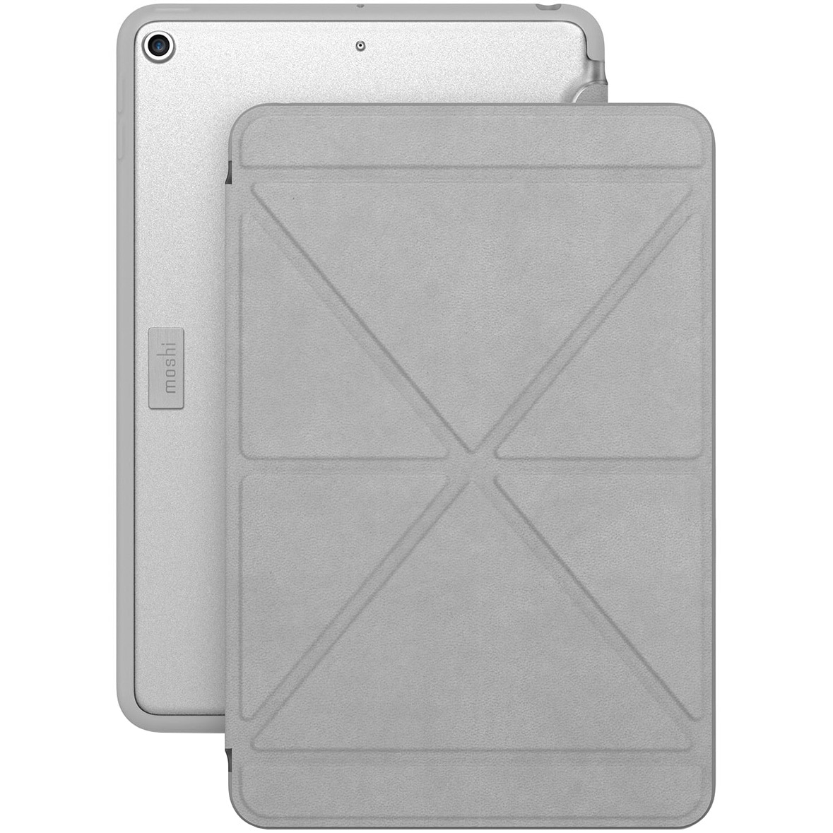 Husa de protectie Moshi VersaCover pentru iPad mini (5th Gen), Stone Gray