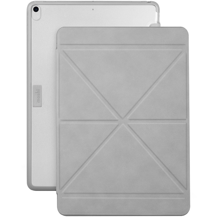 Husa de protectie Moshi VersaCover pentru iPad Pro 10.5/Air, Stone Gray