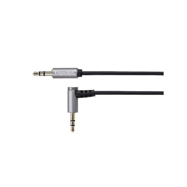 Cablu Audio Kruger&Matz Minijack 3.5,3.5 90 Grade 1m