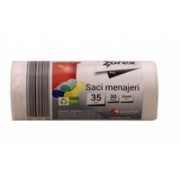 saci menajeri zorex pro 35l 50x68 cm 30 bucrola transparent pentru gunoi imagen 17_0_
0