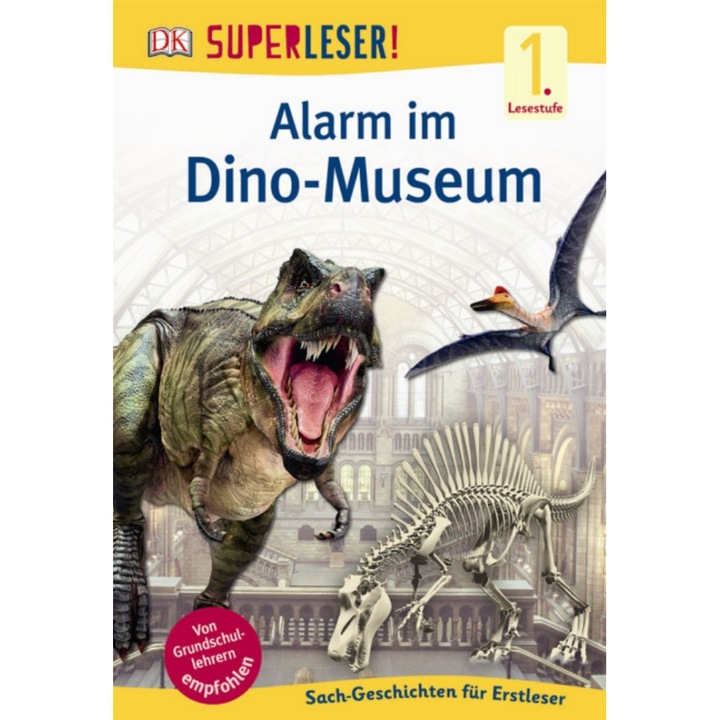 Carte in limba germana, Alarma in muzeul dinozaurilor, Alarm im Dino-Museum, DK, 6+