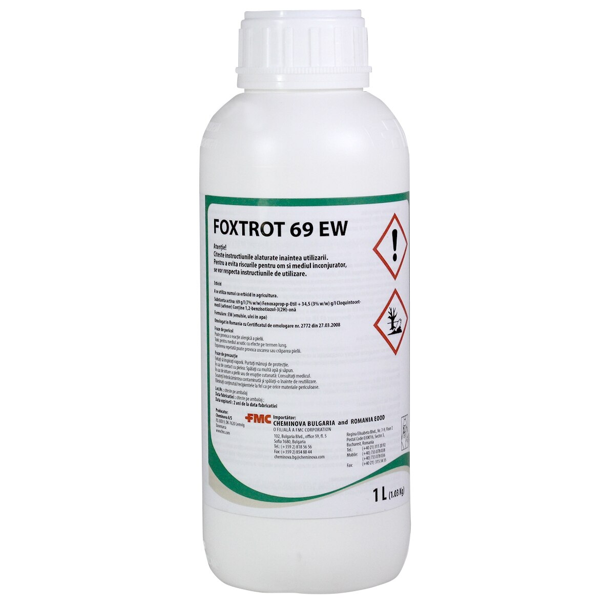 Foxtrot 69 EW, 1 litru