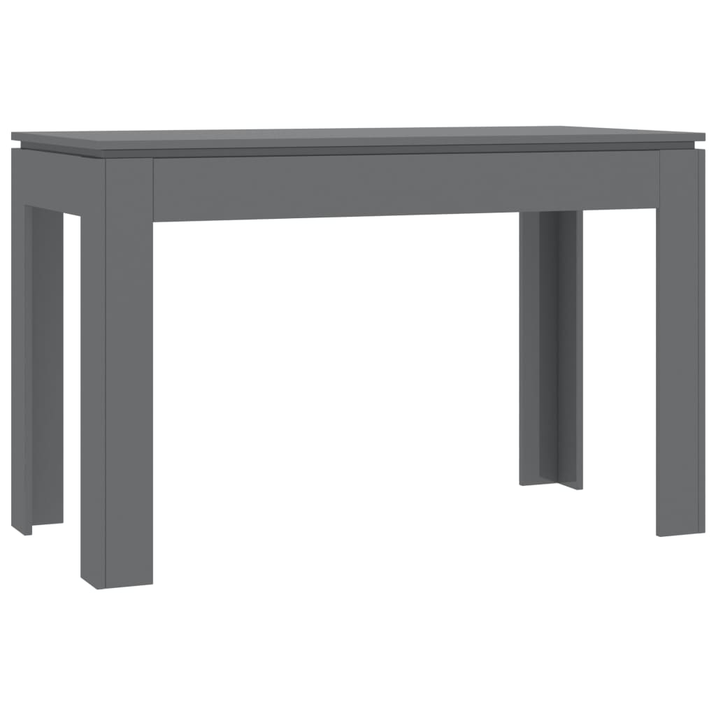 Masa de bucatarie, vidaXL, PAL extralucios, 120 x 60 x 76 cm, Gri