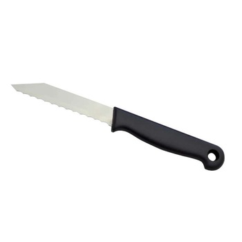 Cutit Brutar, Lama Zimtata, Negru L 18cm Cutit Brutar, Lama Zimtata, Negru L 18cm