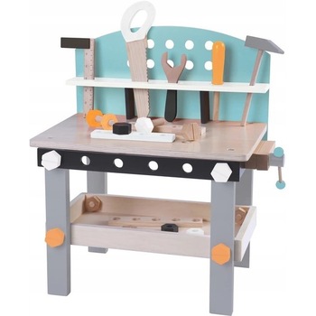 Banc de Lucru Lemn Natural 32 Unelte si Accesorii,  Banc de Lucru Lemn Natural 32 Unelte si Accesorii,