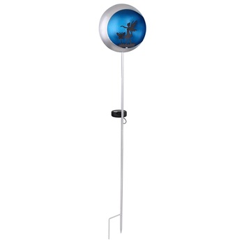 Stalp solar decorativ, Globo Lighting, LED 0.06W, forma luna, inaltime 90 cm Stalp solar decorativ, Globo Lighting, LED 0.06W, forma luna, inaltime 90 cm