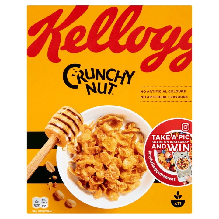 Kelloggs Crunchy Nut gabonapehely, 330g