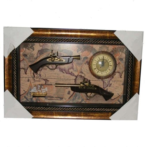 Tablou cu ceas 72 x 48 cm