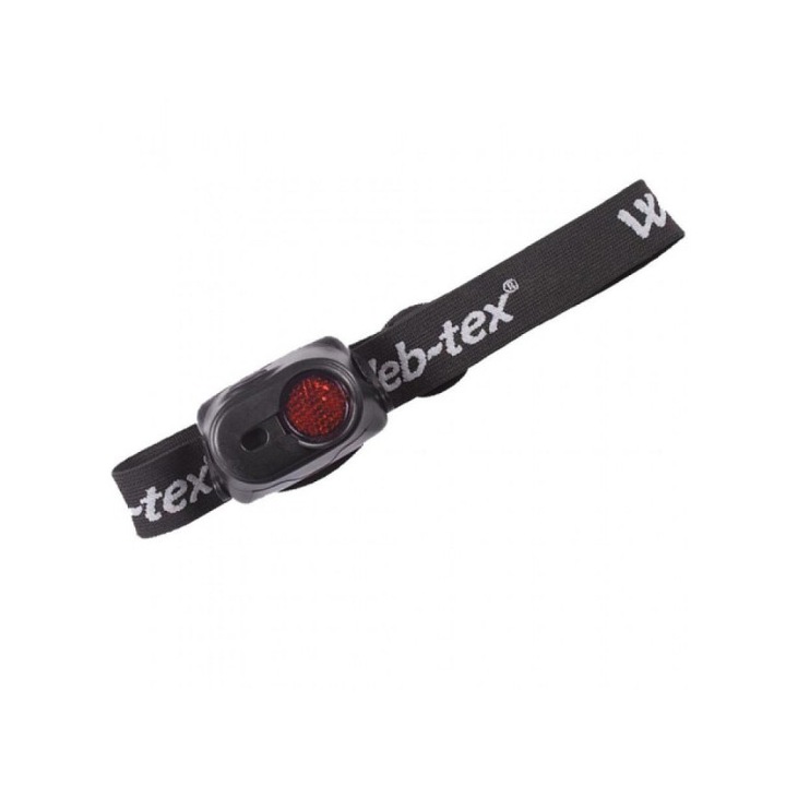 Фар Web-Tex Warrior с червен плъзгащ се филтър, LED и 3 функции - стандартен, импулсен и мигащ, Регулируем