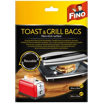 Pungi pentru toast & grill Fino, 2 buc Pungi pentru toast & grill Fino, 2 buc
