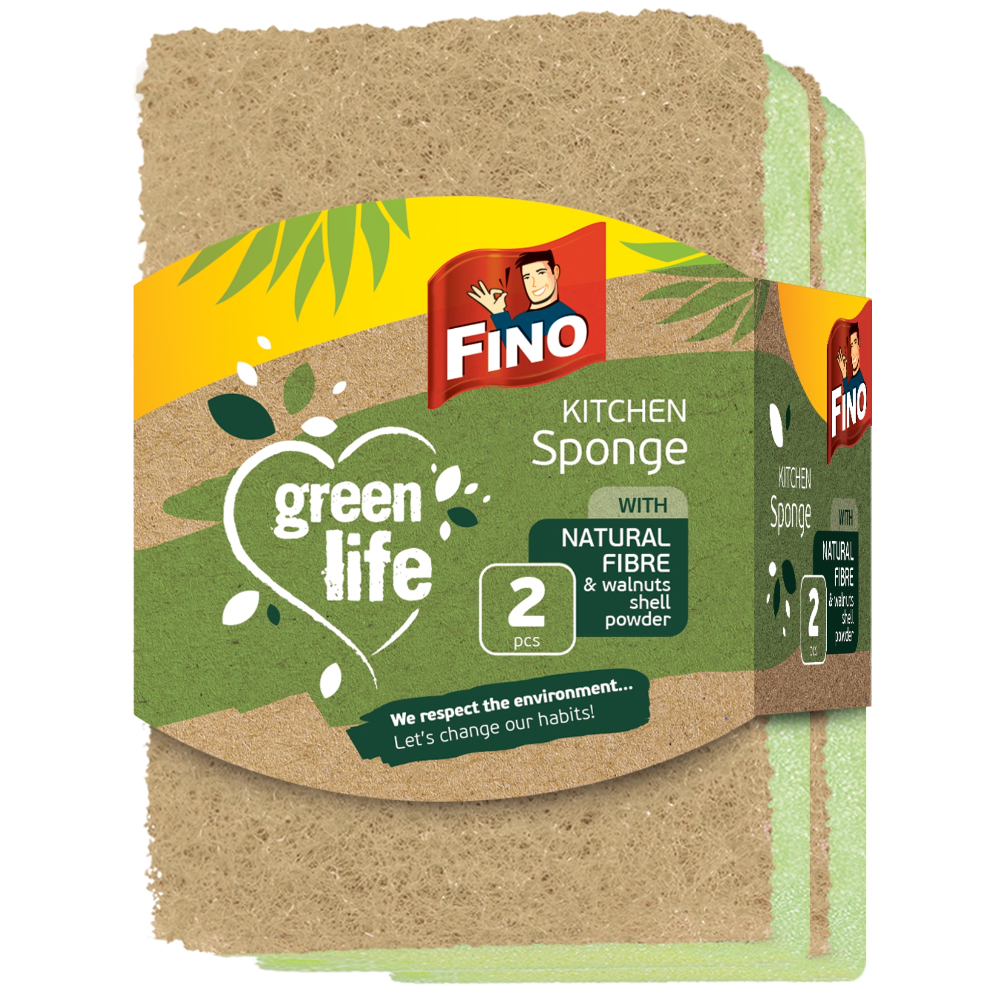 Bureti pentru bucatarie Fino Green Life, 2 buc