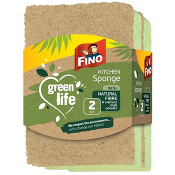 Bureti pentru bucatarie Fino Green Life, 2 buc Bureti pentru bucatarie Fino Green Life, 2 buc