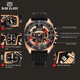Ceas barbatesc casual Megir M102, analog, cronograf, data
